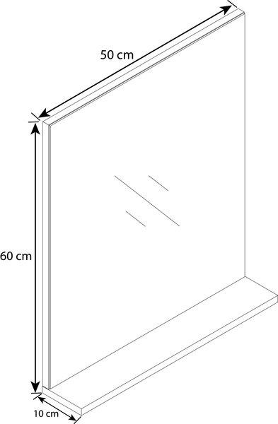 VCM miroir de salle de bain miroir mural miroir suspendu salle de bain Landos miroir de salle de bain miroir mural miroir suspendu salle de bain Landos  