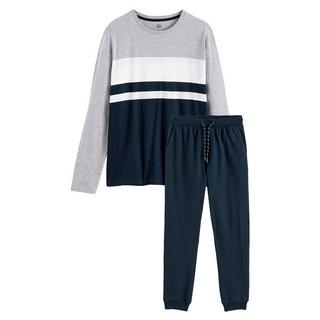 La Redoute Collections Bio-Baumwolle Color Block Pyjama  
