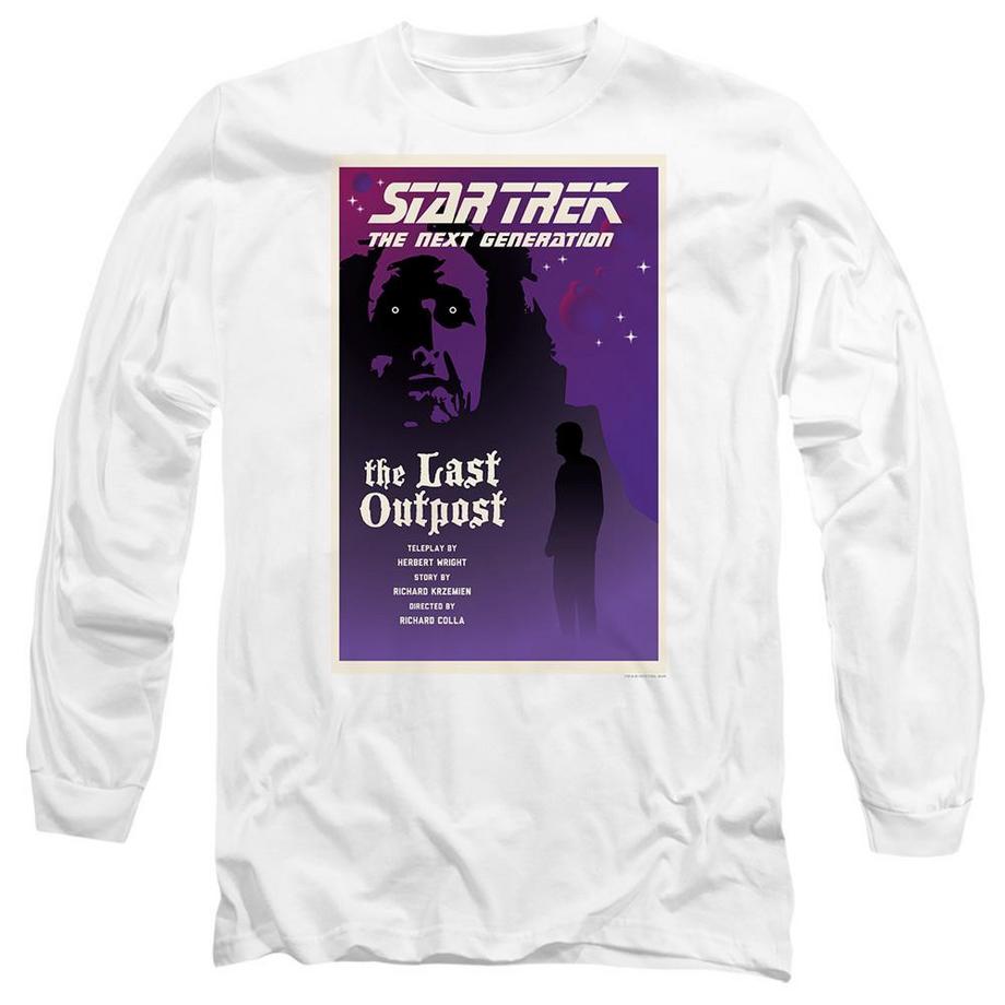 Star Trek Star Trek The Next Generation Stagione 1 Episodio 5 T-Shirt Maniche Lunghe  