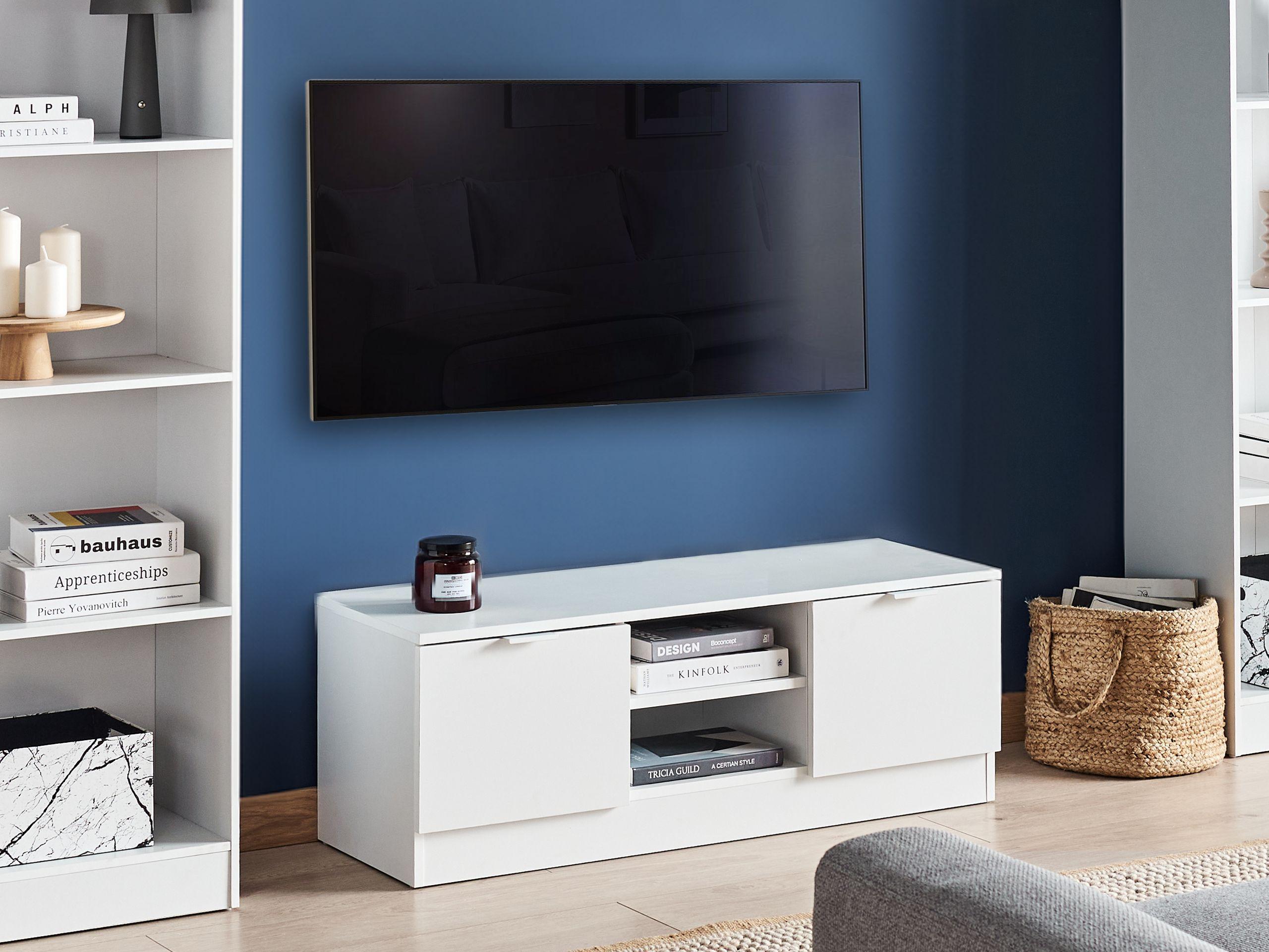 Beliani Meuble TV en Panneau de particules de bois Scandinave WINNIPEG  