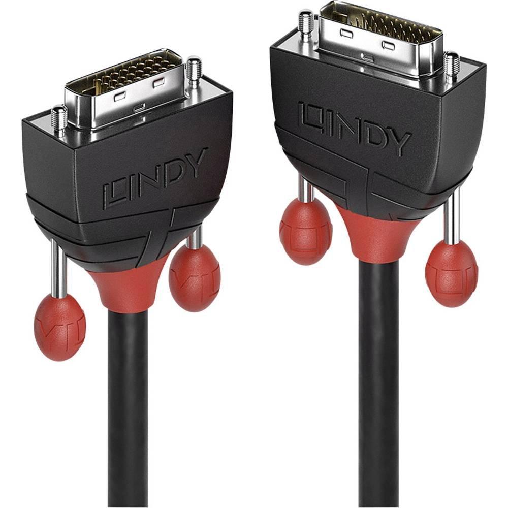 LINDY  3m DVI-D Dual Link Kabel, Black Line 