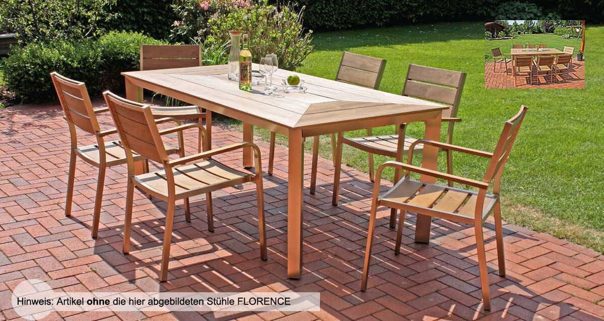 mutoni pleasure Gartentisch Florence 192x100  