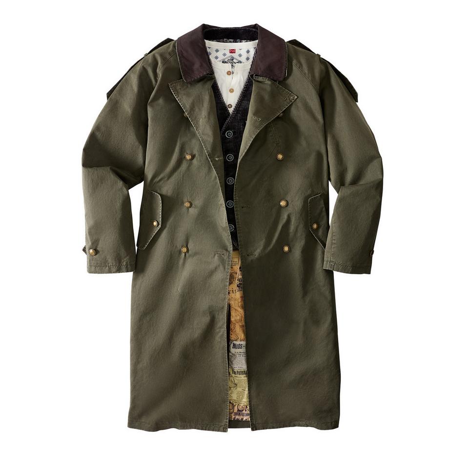 Joe Browns Impermeabile Stile Militare  
