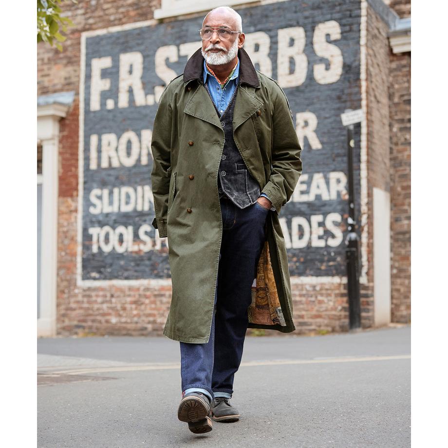 Joe Browns Impermeabile Stile Militare  