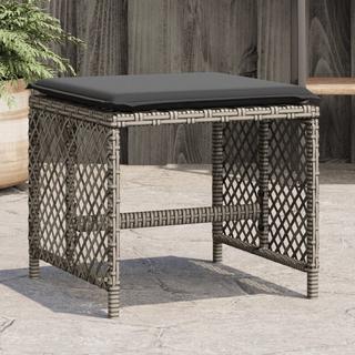 VidaXL  Gartenhocker poly-rattan 