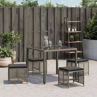 VidaXL  Gartenhocker poly-rattan 