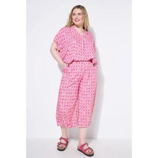 Studio Untold Culottes Taglio Gamba Ampio Stampa Rombi  