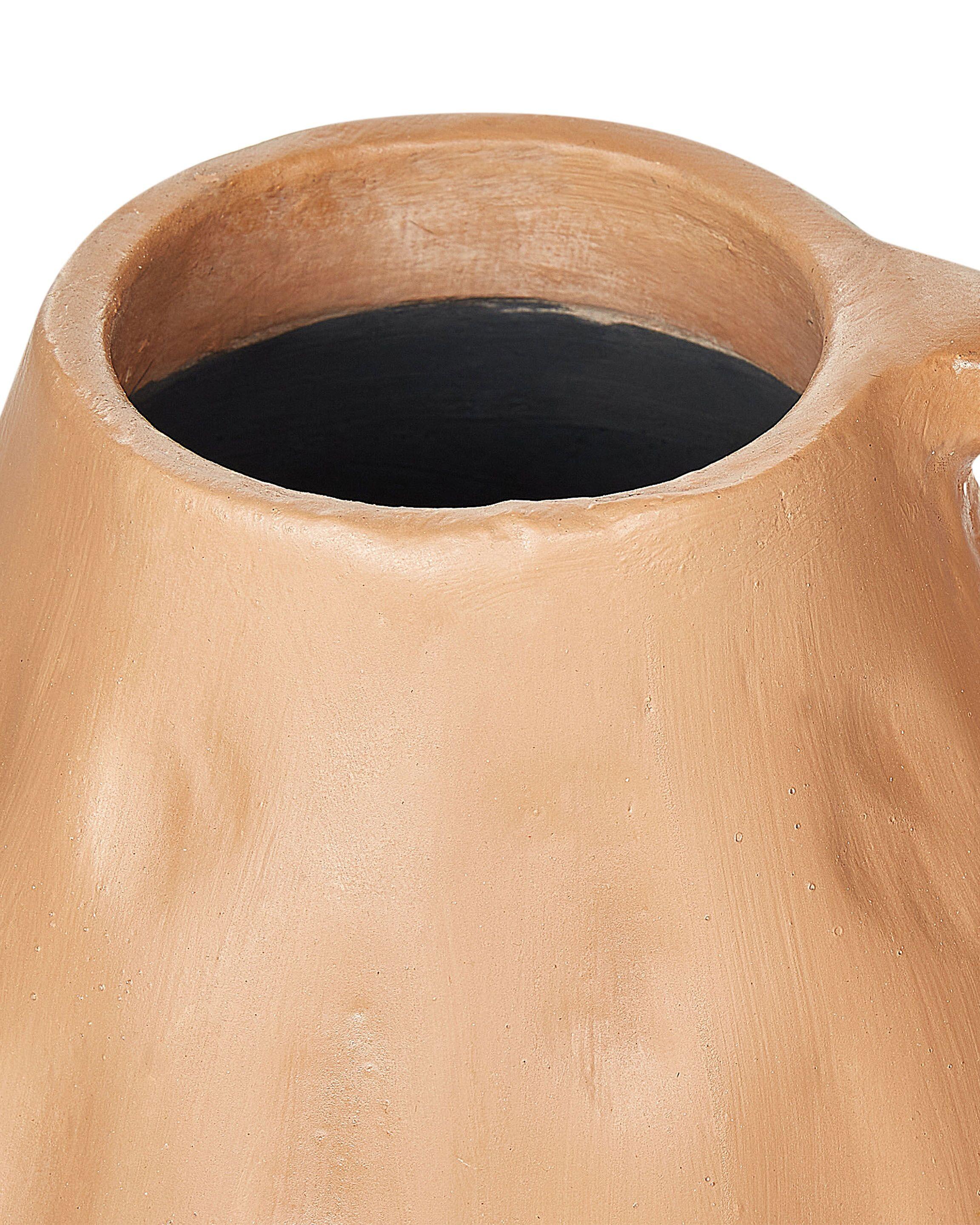 Beliani Vase décoratif en Terre cuite Rustique KULIM  