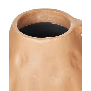 Beliani Vase décoratif en Terre cuite Rustique KULIM  
