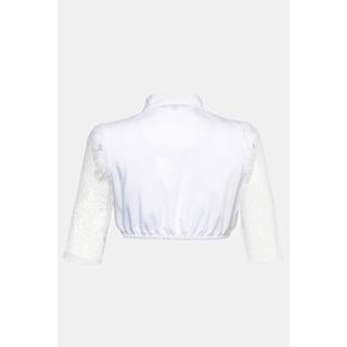 Ulla Popken Camicetta Dirndl Collo Alto Scollo Quadrato Maniche 1/2  