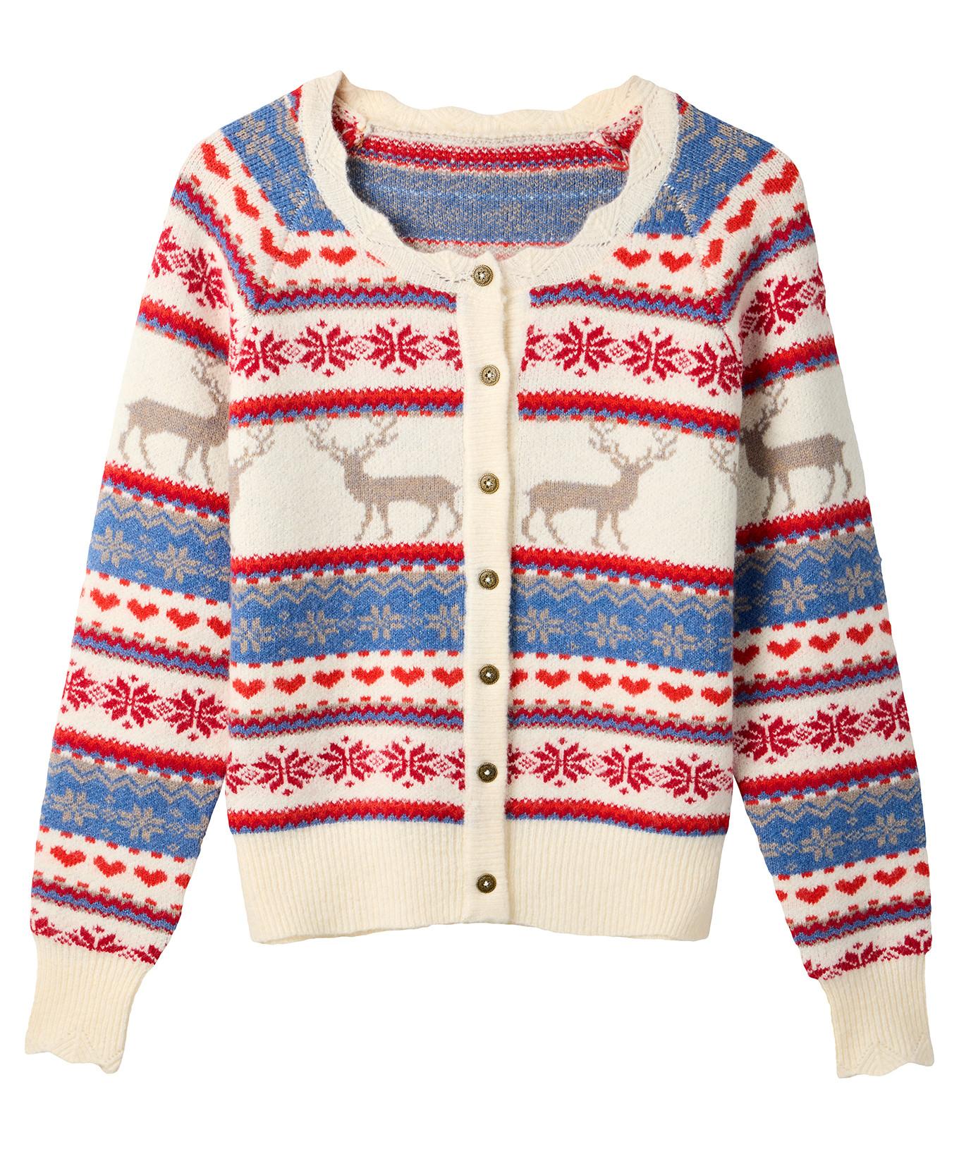 Joe Browns Cardigan d'hiver motif Fair Isle  