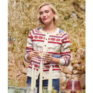 Joe Browns Cardigan d'hiver motif Fair Isle  