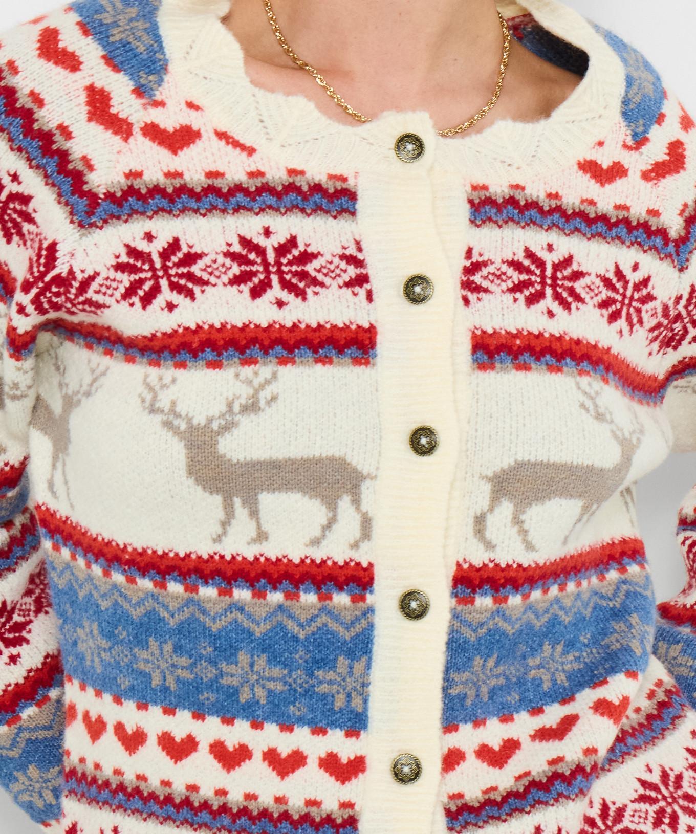 Joe Browns Cardigan d'hiver motif Fair Isle  