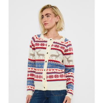 Cardigan d’hiver motif Fair Isle