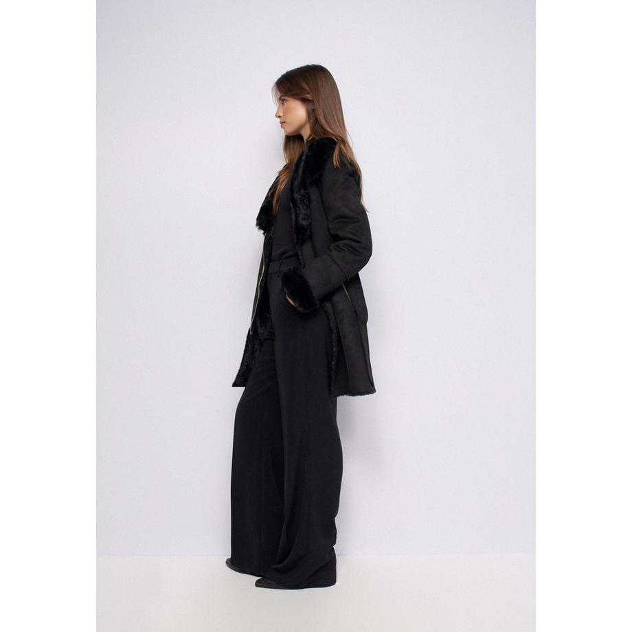 Salsa Langer Shearling Wintermantel  