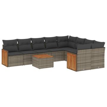 Garten sofagarnitur poly-rattan