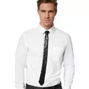 Cravatta con paillettes