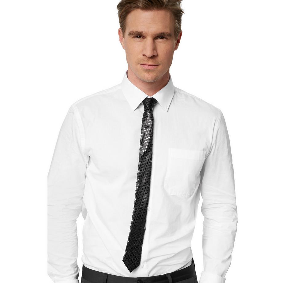 Cravatta con paillettes