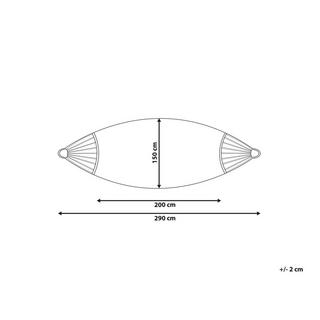 Beliani Hamac en Coton Boho VERCELLI  