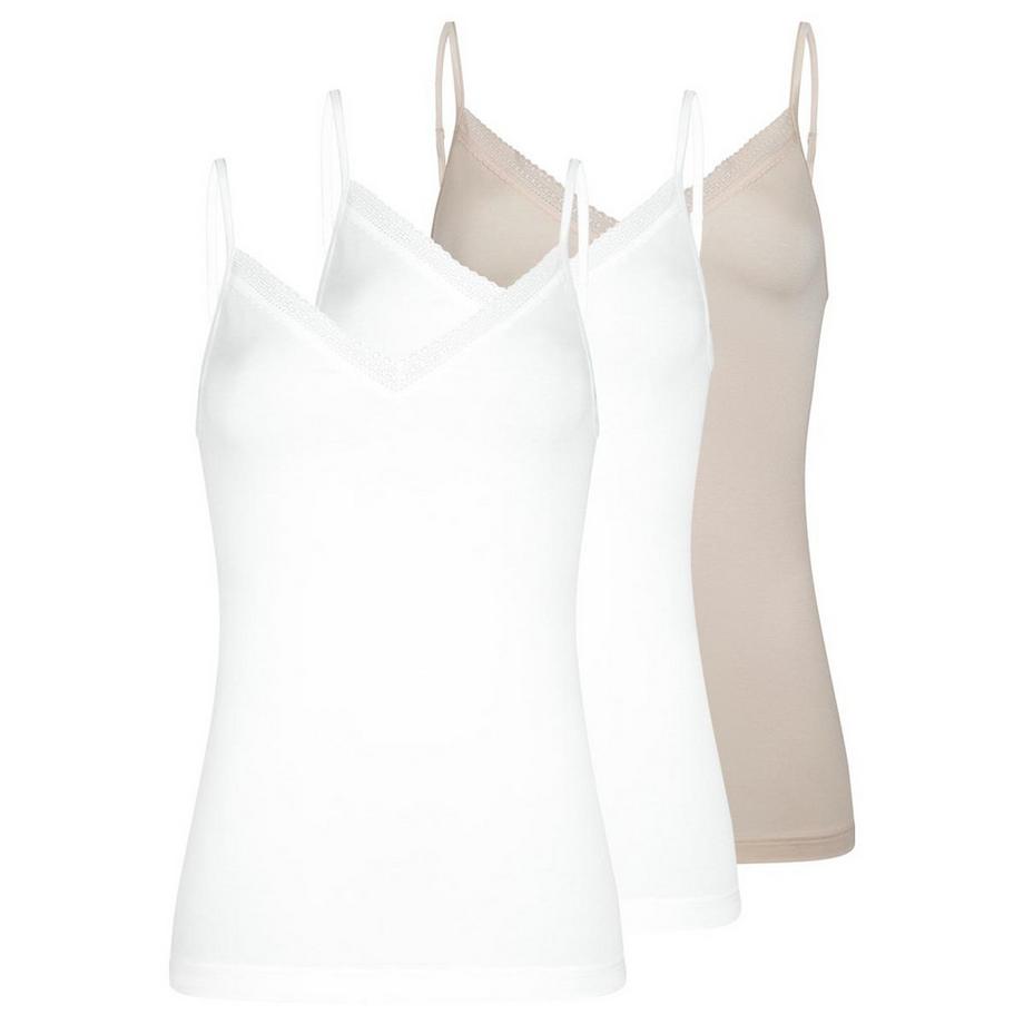Modal Lace lot de 3  - tops à bretelles spaghetti