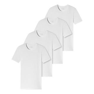 Schiesser Lot de 4 T-Shirt Coton Bio  