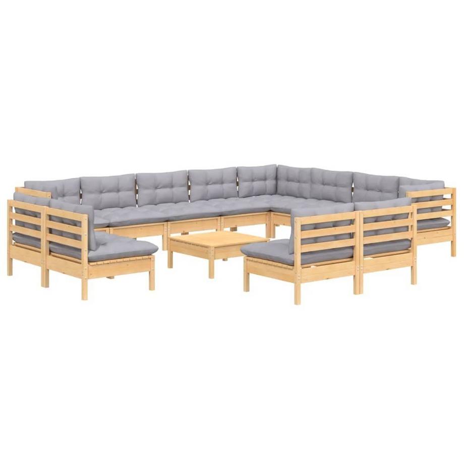 VidaXL Garten-lounge-set kiefernholz  