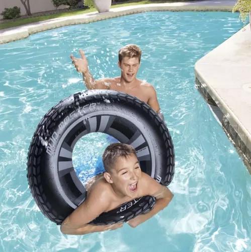 Bestway  Galleggiante per piscina, pneumatico per auto - 91 cm 