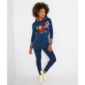 Langer Festtags-Hoodie