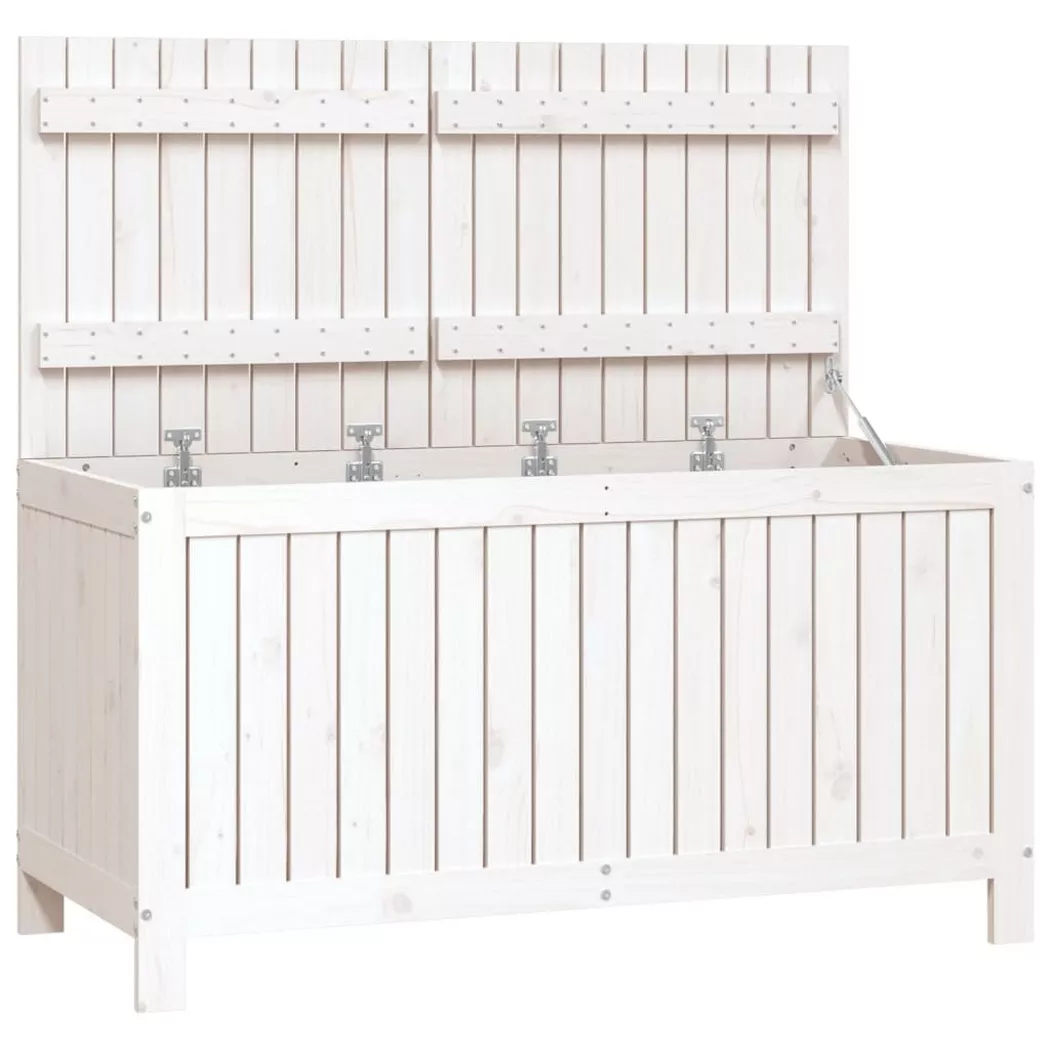 VidaXL - Boîte de rangement de jardin bois, One Size, Blanc