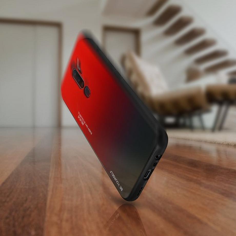 Avizar  Degradiertes Cover Oppo A5 20/A9 20 Rot 