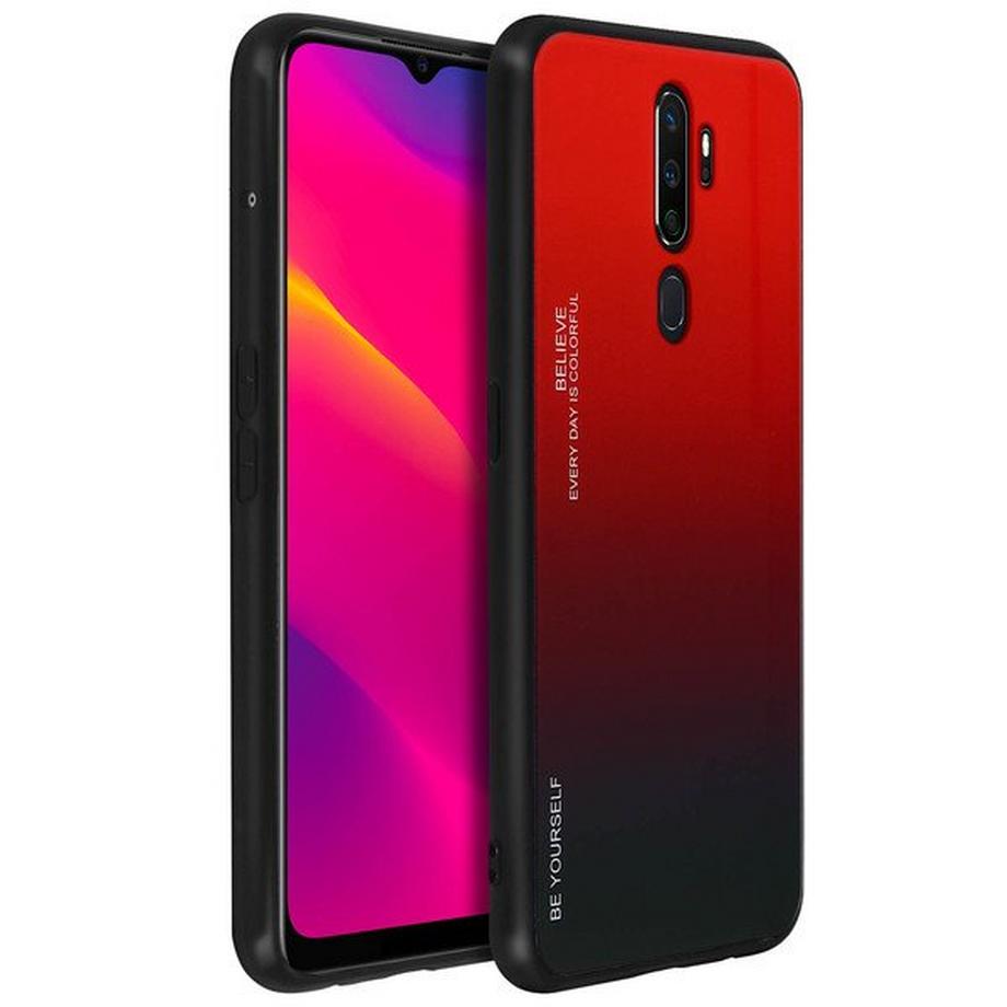 Avizar  Degradiertes Cover Oppo A5 20/A9 20 Rot 