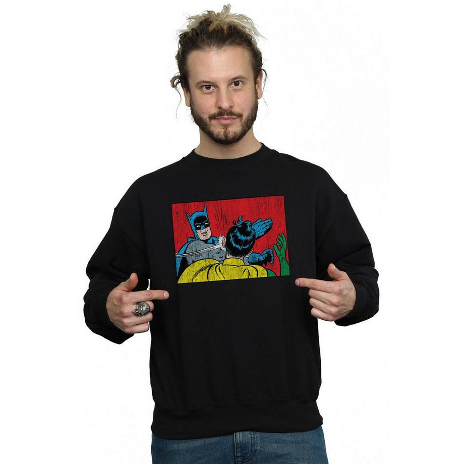 DC COMICS Batman Robin Slap Sweatshirt  