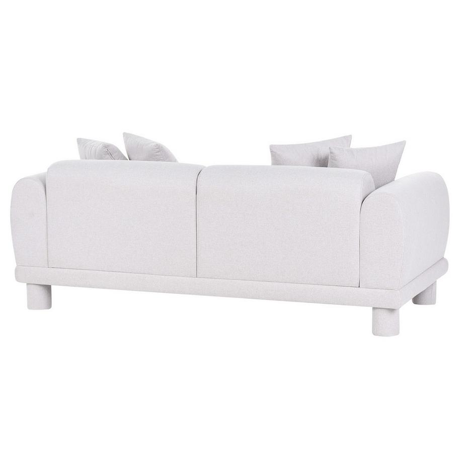 Beliani Canapé 3 places en Tissu Moderne PORI  