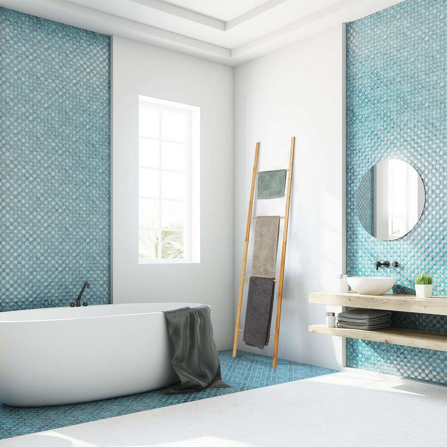 B2X  Échelle porte-serviettes pliable en bambou 