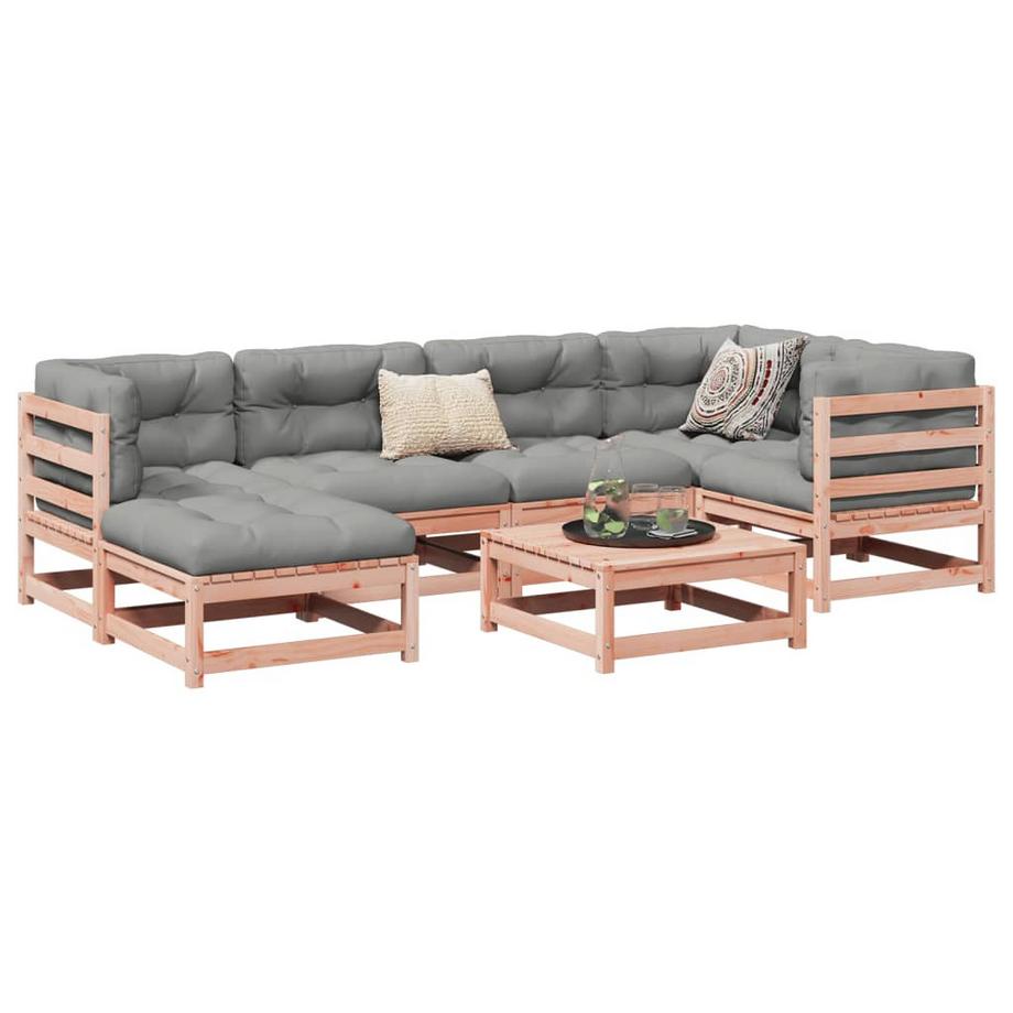 VidaXL set divano da giardino Legno di douglas  