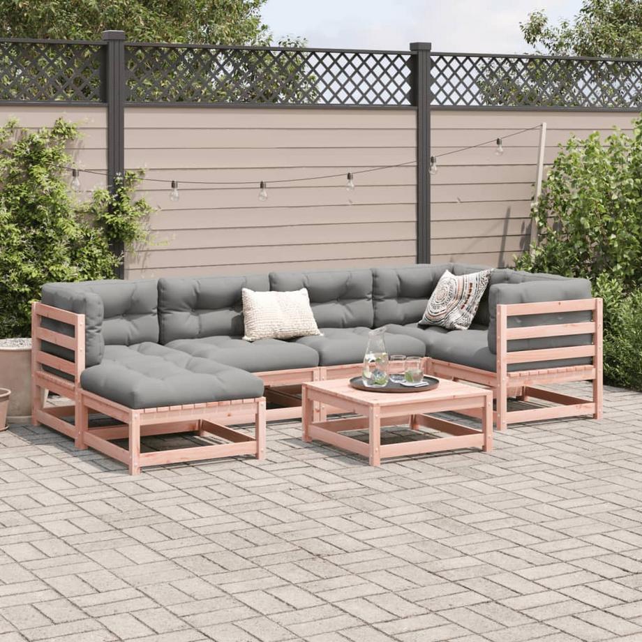 VidaXL set divano da giardino Legno di douglas  