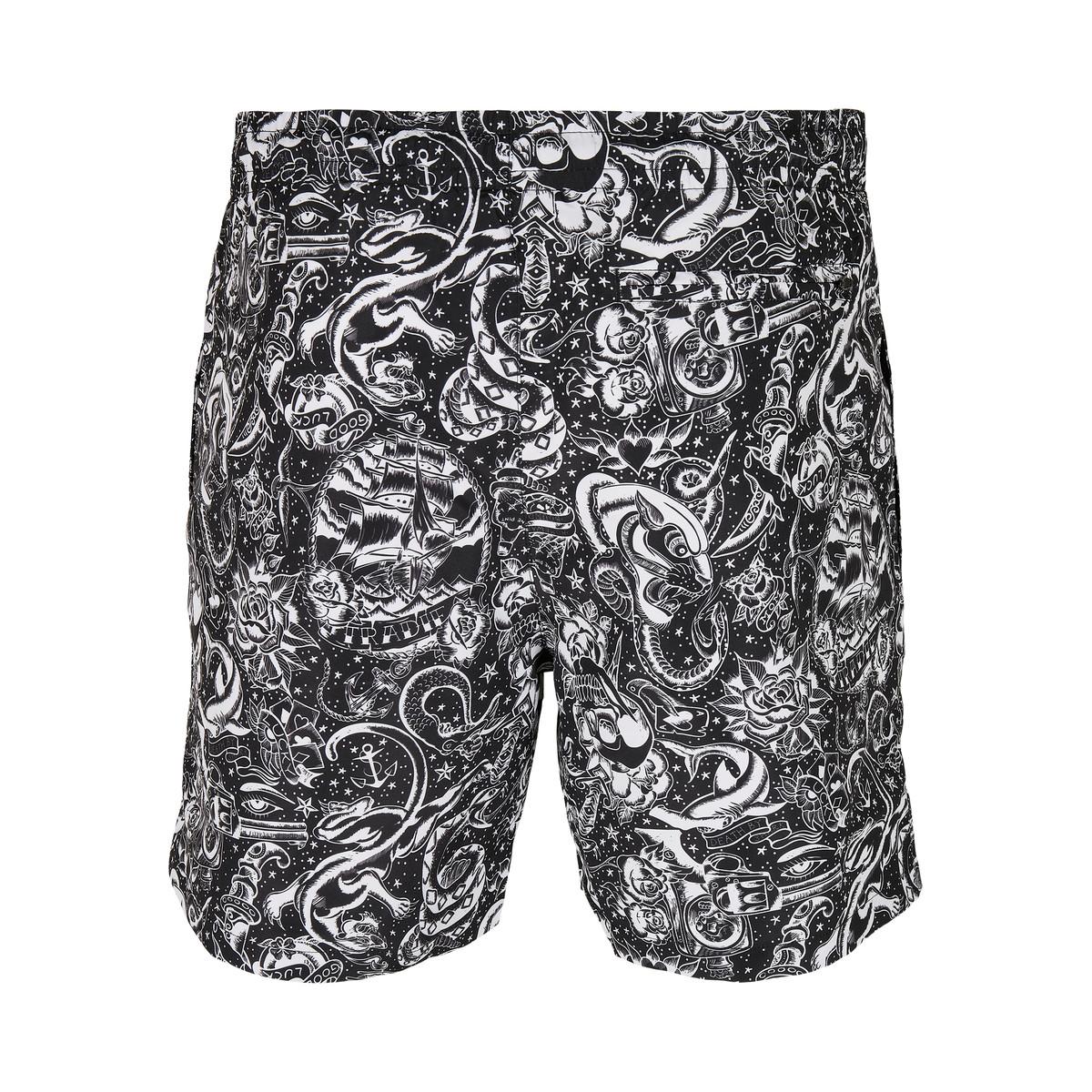 URBAN CLASSICS  pantaloncini da bagno urban claic pattern 