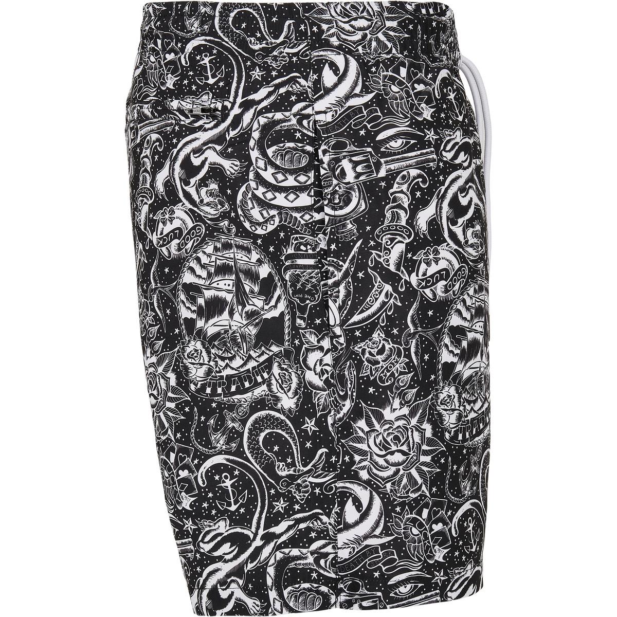 URBAN CLASSICS Badeshorts Pattern  