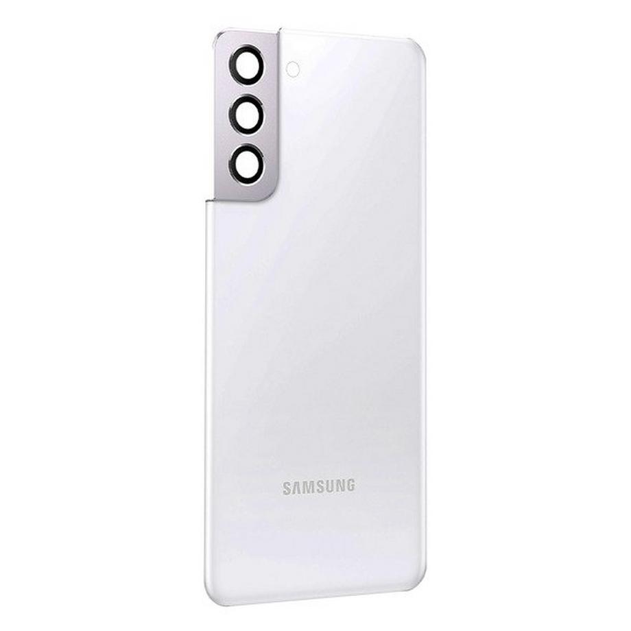 SAMSUNG  Cache Batterie Original Galaxy S21 Blanc 