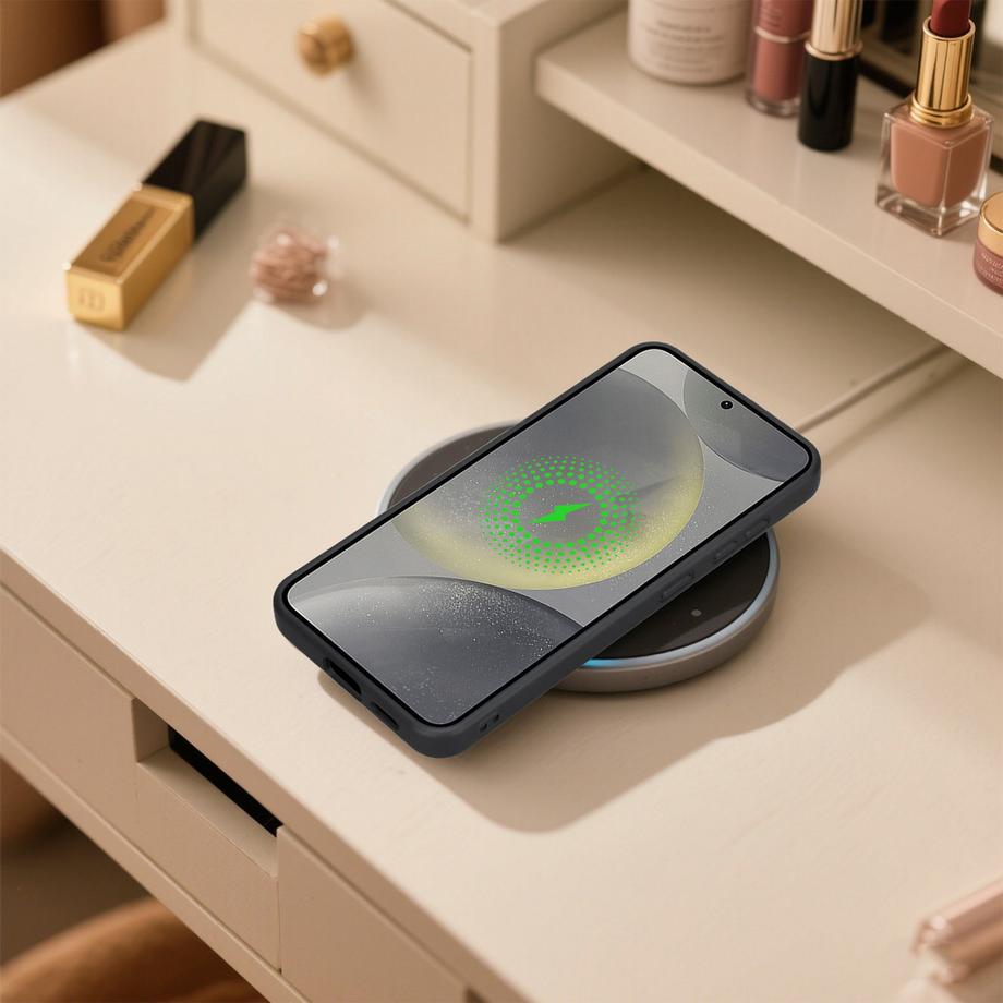 Cadorabo  Samsung Galaxy S24 Hülle kompatibel mit MagSafe Glitzer Diamant Design 