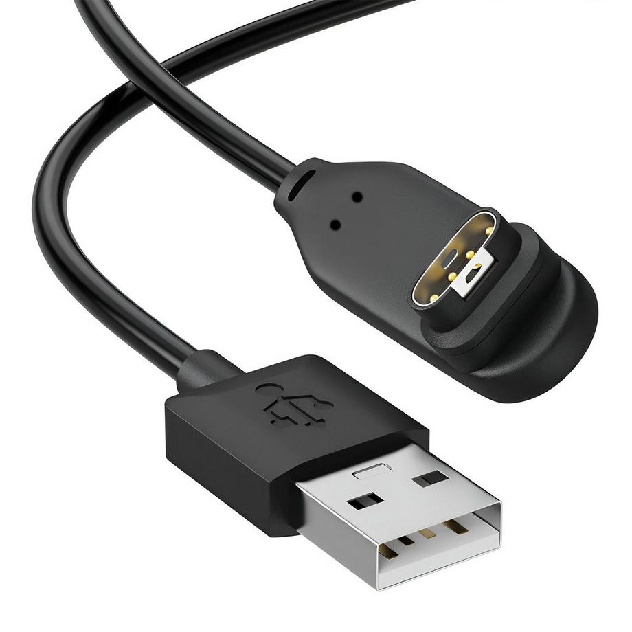 Avizar  Câble Coudé Montre Connectée Garmin Noir 