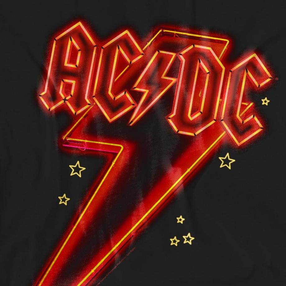 AC/DC ACDC Neon Logo T-Shirt  