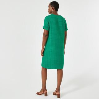 La Redoute Collections  Gerades Kleid aus Tweed mit kurzen Ärmeln 