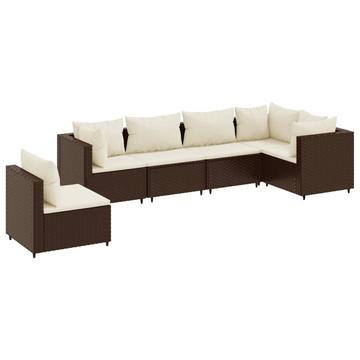 Garten lounge set poly-rattan