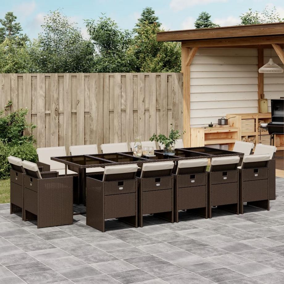 VidaXL Garten essgruppe poly-rattan  