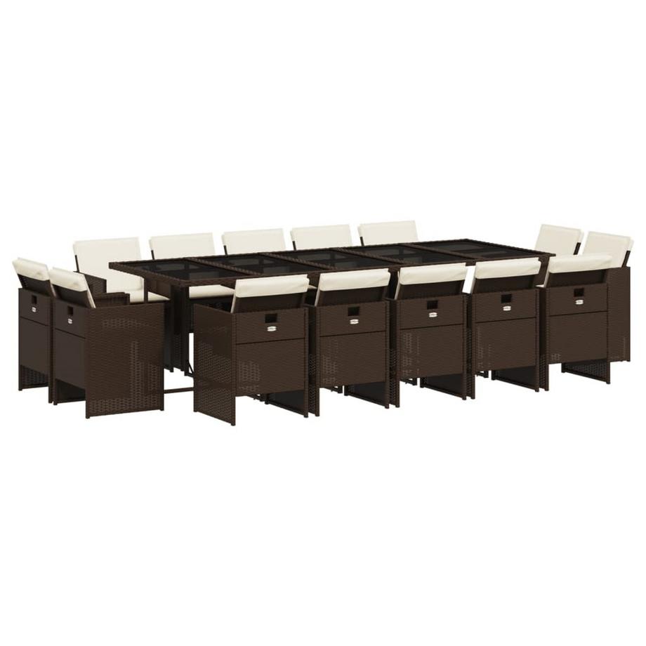Garten essgruppe poly-rattan