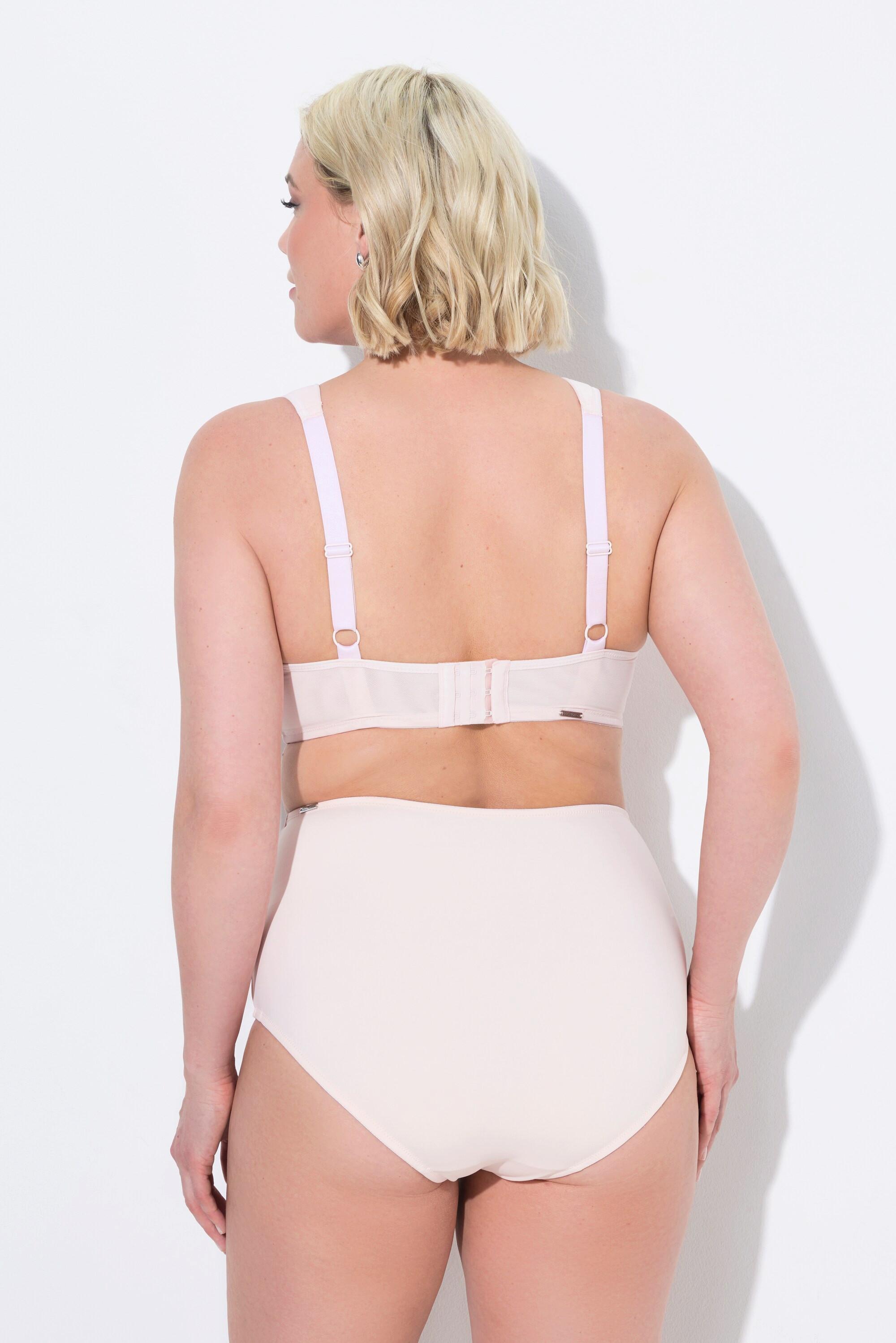 Ulla Popken Reggiseno con ferretto coppe morbide inserto in mesh  