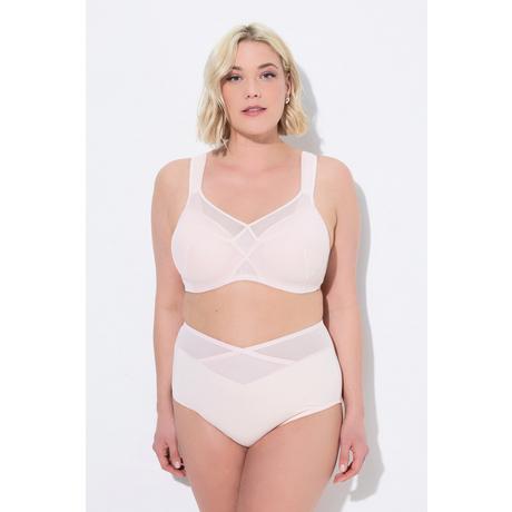 Ulla Popken Reggiseno con ferretto coppe morbide inserto in mesh  