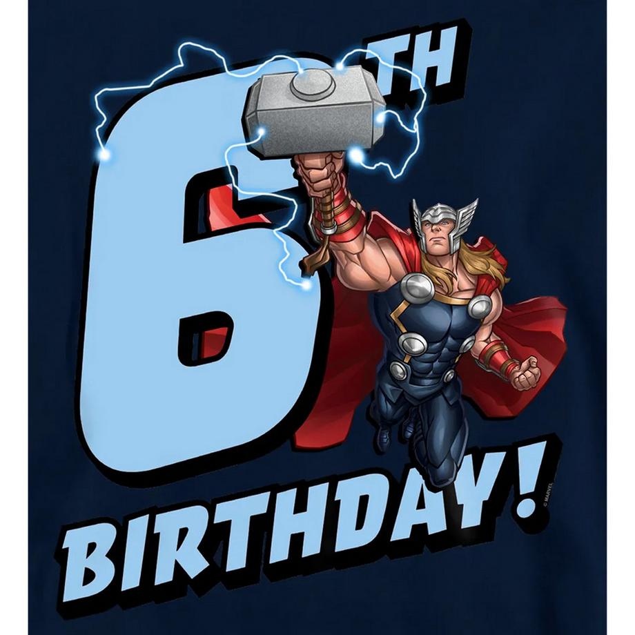 MARVEL  Felpa Con Cappuccio 6° Compleanno Thor 