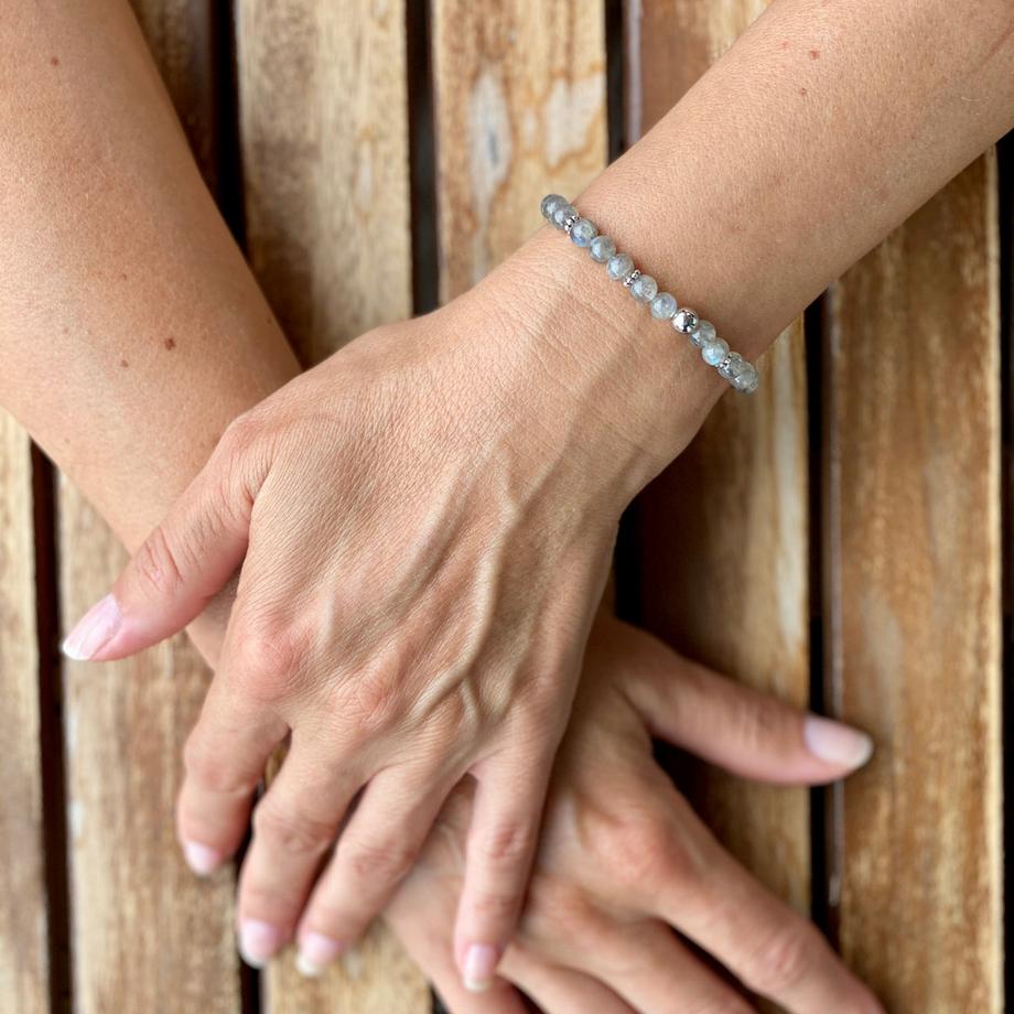 Balibay  Bracelet Lala avec labradorite et argent 925 